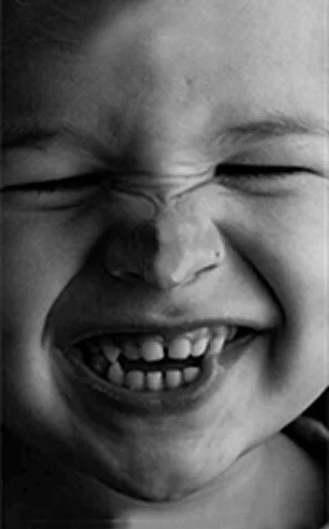 Laughing toddler